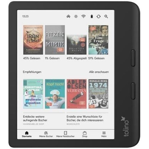 Tolino Vision Color - E-reader - E-inkt Kaleido 7"1264 x 1680 Pixels - Zwart Tweedehands