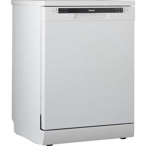 Tomado TDW6001W - Vrijstaande vaatwasser - 14 couverts - Besteklade - Wit