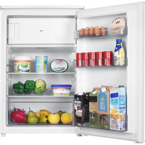 Tomado TRT5501W Tafelmodel koelkast energiezuinig - 109 liter - Met vriesvak - 55 cm breed - Stil: 37 dB - Led-verlichting - Energielabel C -