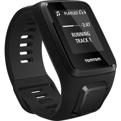 TomTom Spark 3 - GPS Fitnesshorloge - Hartslagmeter Bluetooth Hoofdtelefoon - Zwart - Large Tweedehands