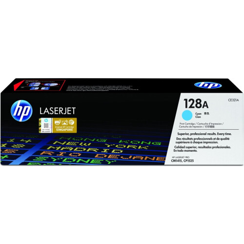 Toner HP 128A Cyan Tweedehands