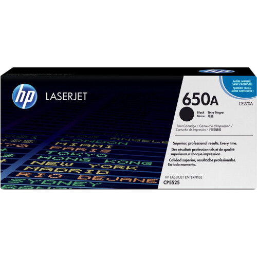 Toner HP CE270A Black Tweedehands