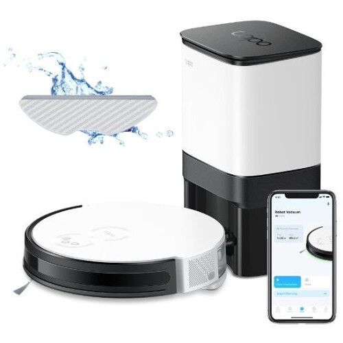 TP-Link Tapo RV10 Plus - Robotstofzuiger met dweilfunctie - Leegstation 4L - Automatische reiniging Tweedehands
