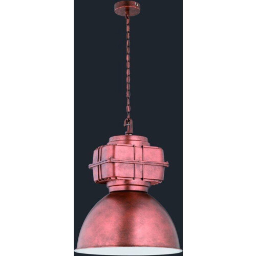 Trio leuchten Maniac - Hanglamp - 1x E27 max. 60W - Antiekkoper