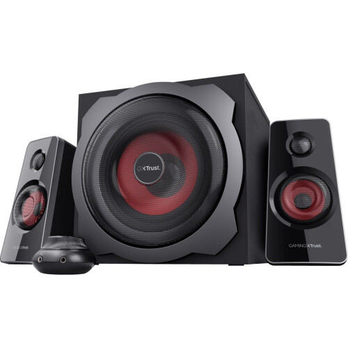 Trust GXT 38 Tytan - 2.1 Subwoofer Speakerset - 120W Piekvermogen - Zwart Tweedehands