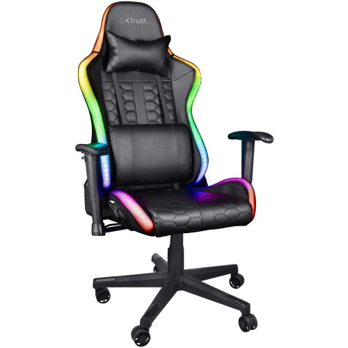 Trust GXT 716 Rizza - Gaming Chair - RGB LED-verlichting - Draaibaar Tweedehands