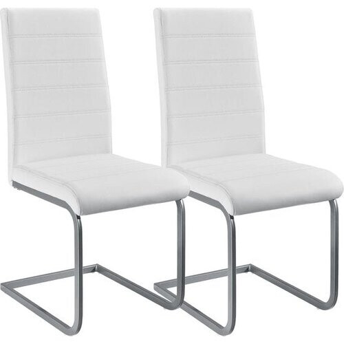 Tweedekans 2 Eetkamerstoelen / stoel - Vegas - Kunstleer - Wit