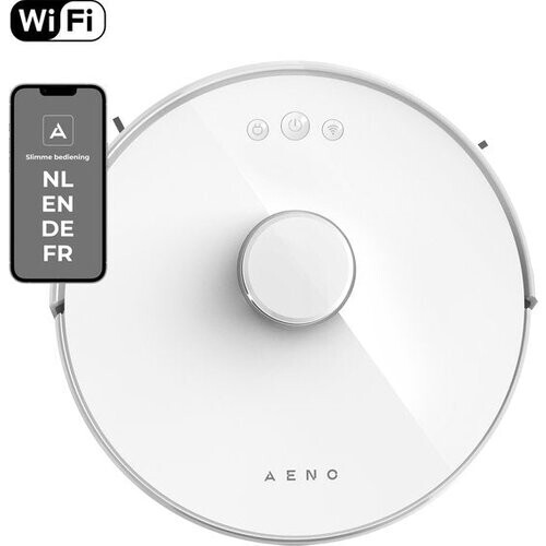 Tweedekans AENO RC2S robotstofzuiger - Dweil functie - Slimme app NL - 2.5KPa - Wit Tweedehands