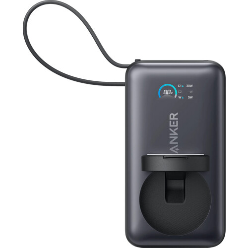 Tweedekans Anker MagGo Powerbank met Snelladen 10.000 mAh Zwart Tweedehands