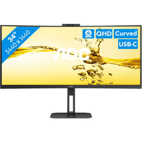 Tweedekans AOC CU34V5CW/BK Tweedehands