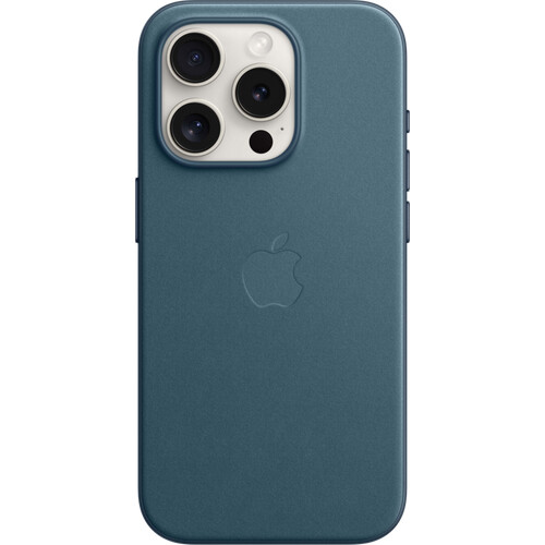 Tweedekans Apple iPhone 15 Pro FineWoven Back Cover MagSafe Oceaanblauw Tweedehands