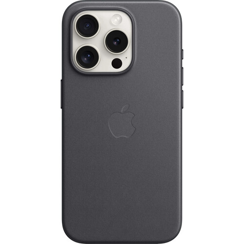Tweedekans Apple iPhone 15 Pro Max FineWoven Back Cover MagSafe Zwart Tweedehands