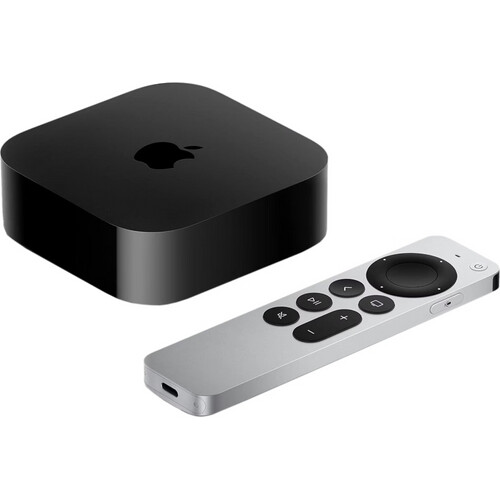 Tweedekans Apple TV 4K (3e Generatie) - 64GB - WiFi - Dolby Vision & Dolby Atmos - Siri Remote Tweedehands