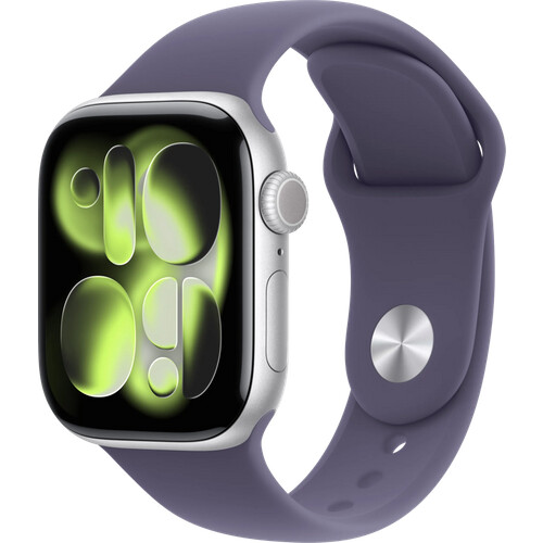 Tweedekans Apple Watch Series 11 42mm Zilver Sportband M/L Tweedehands