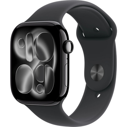 Tweedekans Apple Watch Series 11 46mm Zwart Sportband S/M Tweedehands