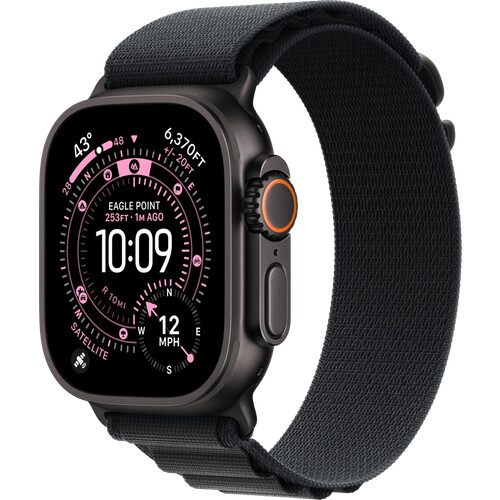 Tweedekans Apple Watch Ultra 3 Cellular 49mm Zwart Alpine Band M Tweedehands