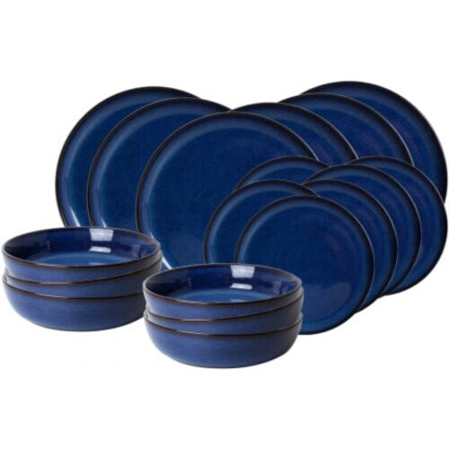 Tweedekans Ardtime 18-piece flat and soup plate service BLUE MOON Tweedehands