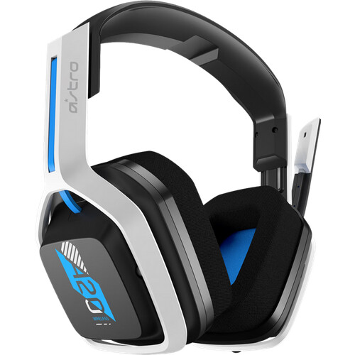 Tweedekans Astro A20 Draadloze Gaming Headset voor PS5, PS4, PC, Mac - Wit/Blauw Tweedehands