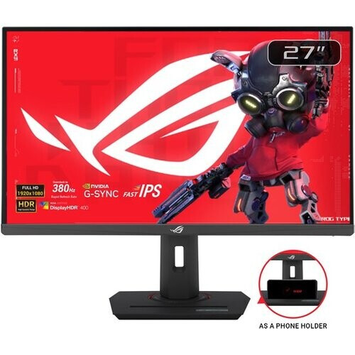 Tweedekans ASUS ROG Strix XG279CNS - FHD Snelle IPS Gaming Monitor - 380Hz - 0,3ms - G-Sync Compatibel - 27 Inch Tweedehands