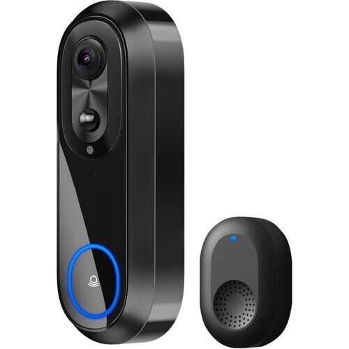 Tweedekans Audyn Video Deurbel met Camera - Draadloze - Slimme Deurbel - WiFi - 1080P - Geen Abonnement - Incl. Draadloze Gong Tweedehands