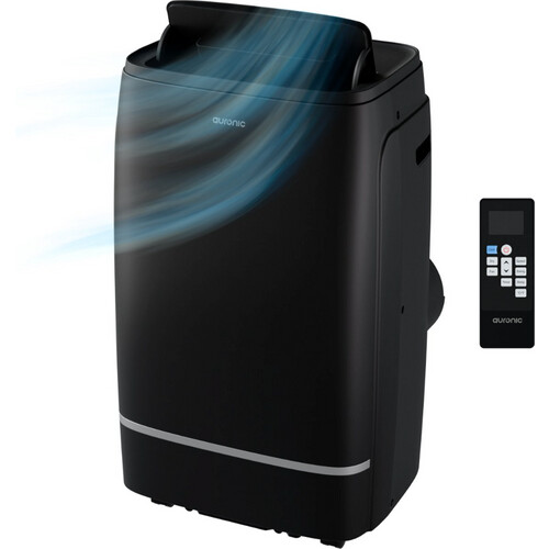 Tweedekans Auronic 12.000 BTU Mobiele Airco – 4-in-1 – Zwart Tweedehands