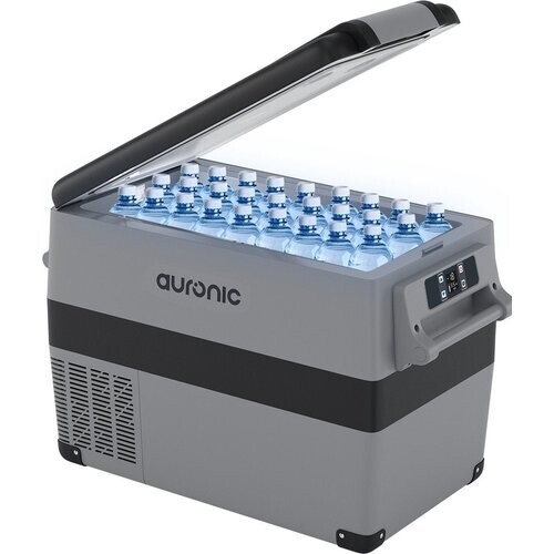 Tweedekans Auronic Compressor Koelbox - Coolbox - Alleen vriezen - 40.5L - 12V en 240V - Grijs Tweedehands