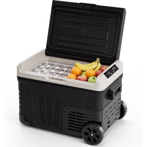 Tweedekans Auronic Elektrische Koelbox - Compressor - 35L - 12V en 240 volt - Camping Koelkast - Frigobox Auto - Zwart Tweedehands
