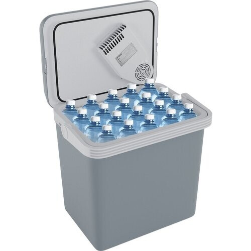 Tweedekans Auronic Elektrische Koelbox - Coolbox - 25L - 12V en 240V - Grijs Tweedehands