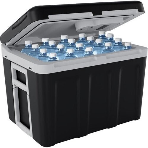 Tweedekans Auronic Elektrische Koelbox - Coolbox - 40L - 12V en 240V - Zwart Tweedehands