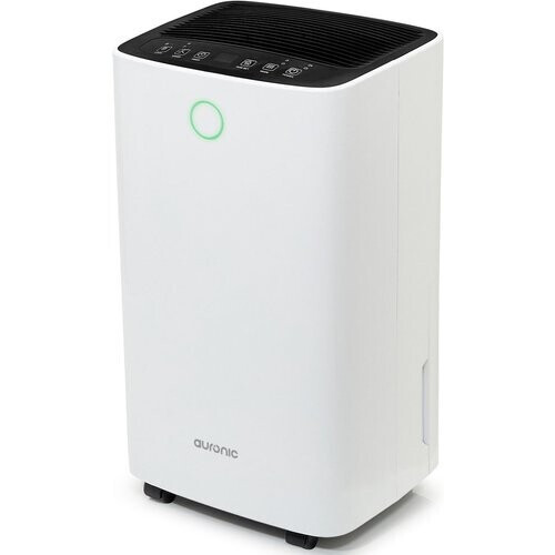 Tweedekans Auronic Luchtontvochtiger - 12 liter per dag – Was-Droog Functie - 185 W – 30,5 x 26,5 x 52 cm – Wit Tweedehands