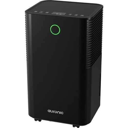 Tweedekans Auronic Luchtontvochtiger - Compact Serie - 12L per dag - Was-droog functie - Slaapkamer, Badkamer en Woonkamer - Vochtvreter voor in Huis - Zwart Tweedehands