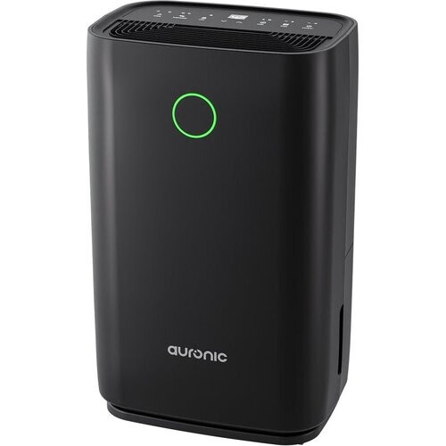Tweedekans Auronic Luchtontvochtiger - Compact Series - 20L per dag - Was-droog functie - Slaapkamer, Badkamer en Woonkamer - Vochtvreter voor in Huis - Zwart Tweedehands