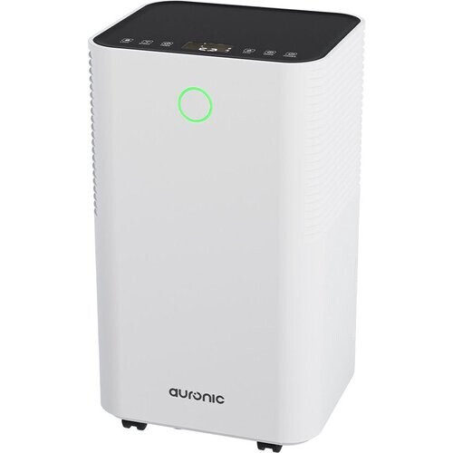 Tweedekans Auronic Luchtontvochtiger – Wasdroogfunctie – 10 liter, 30 m² – 195 W – 57 x 23,7 x 21,5 cm – Wit Tweedehands