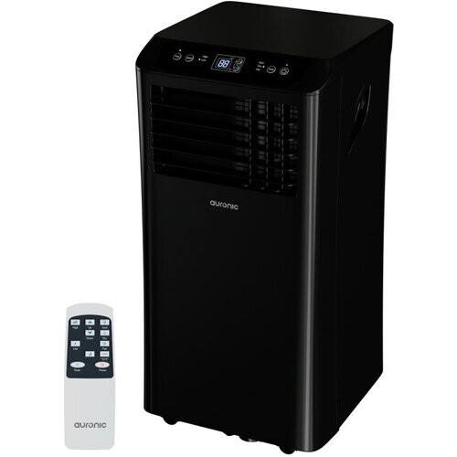 Tweedekans Auronic Mobiele Airco 10.000 BTU – Voor Ruimtes tot 25 m² – 4-in-1 – Koelen, Ventileren & Ontvochtigen – Slaapmodus – Zwart Tweedehands