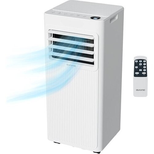 Tweedekans Auronic Mobiele Airco - 7.000 BTU - 3-in-1 - Airconditioning met 2 Raamafdichtingskits - Ventilator - Ontvochtiger - tot 20m² koelen - Wit