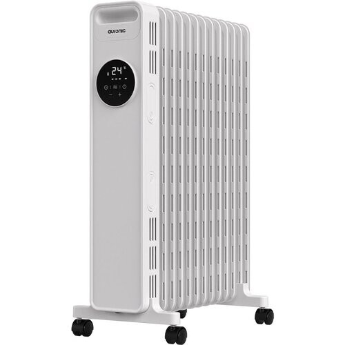 Tweedekans Auronic Olieradiator - Elektrische Kachel - 3 standen - met afstandbediening - 2500W Heater - Wit