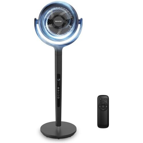 Tweedekans Auronic Omni Ventilator Zwart - 12 Snelheden - 120° Oscillatie - Met Afstandsbediening Tweedehands