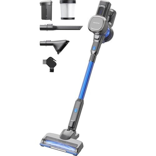 Tweedekans Auronic Steelstofzuiger - Zelfstaande Draadloze Steelstofzuiger - Zonder Zak - 220W - Vacuum Cleaner - Grijs/Blauw Tweedehands