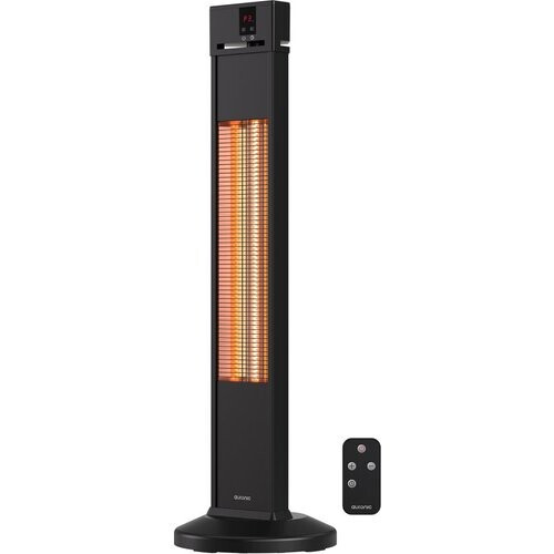 Tweedekans Auronic Terrasverwarmer - Infrarood Verwarming - Staand - 20m2 - Elektrisch - 2000W - Afstandsbediening - 3 Standen - Zwart Tweedehands
