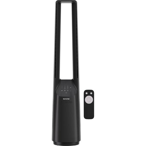 Tweedekans Auronic Torenventilator - Bladeless Model - Luchtkoeler - Vloerventilator - Stille Ventilator Staand - 101 CM - 6 Snelheden - Fan - Met Timer - 39 dB - Grijs/Zwart Tweedehands