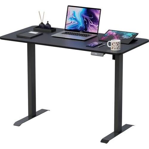 Tweedekans Avalo Bureaublad Los 120x60cm - Zwart - Tafelblad - Blad Elektrisch Bureau Tweedehands