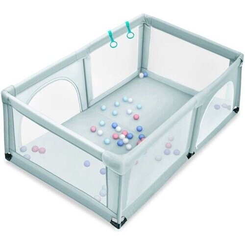 Tweedekans Babybox – Met 50 Speelballen & 2 Deuren – 120 x 190 cm – Blauw Tweedehands
