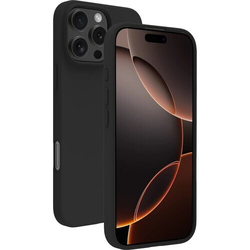 Tweedekans BeHello - iPhone 16 Pro Hoesje Soft Touch - MagSafe - Magnetische Ring - Zwart