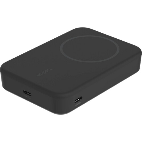 Tweedekans Belkin Draadloze Powerbank met MagSafe Magneet en Snelladen 10.000 mAh Zwart Tweedehands