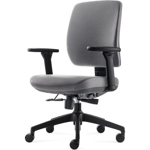 Tweedekans BENS 917-Ergo-1 - Ergonomische Bureaustoel - Volledig Stoffen Bekleding - Grijs Tweedehands