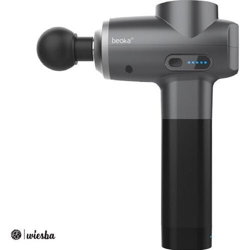Tweedekans Beoka ® S6 Massage Gun PRO - Professioneel Massage Pistool - Sport en Relax Massage Apparaat - Zwart Massagepistool - Inclusief Koffer - Wiesba Tweedehands