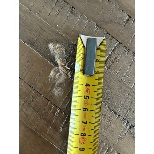 Tweedekans BePureHome Rhombic Eettafel - Hout/Metaal - Naturel - 76 x 180 x 90 cm