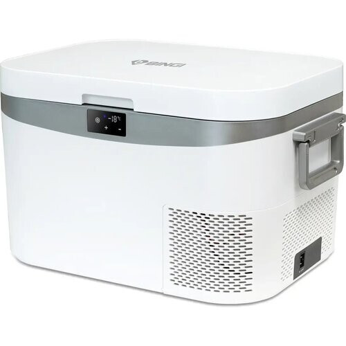 Tweedekans Bingi Draagbare Compressor-Autokoelkast 12,8L - Multivoltage 12V/24V/230V - 46,5 x 32 x 28 cm Tweedehands