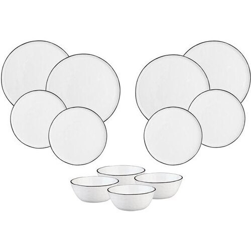 Tweedekans Björn – Serviesset The Essentials 12-delig – Voor 4 Personen – Voorzien Van Scandinavisch Design En Duurzaam Keramiek En Geschikt Voor Elke Gelegenheid – Voor Ontbijt En Diner – Meerkleurig Keramiek Tweedehands