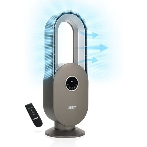 Tweedekans Bladloze Ventilator – 45 W – Oscillerend – Timer 15 U – LED Display – Afstandsbediening – Stil & Krachtig – Princess 351500 – Wit Tweedehands